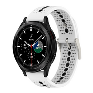 Samsung Galaxy Watch 4 Classic - 42mm &amp; 46mm - Dot Pattern Armband - Wei&szlig;