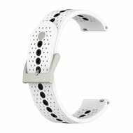 Samsung Galaxy Watch 3 - 45mm - Dot Pattern Armband - Wei&szlig;