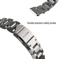 Metallgliederarmband f&uuml;r Xiaomi Mi Band 3/4/5/6/7 - Schwarz