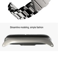 Metallgliederarmband f&uuml;r Xiaomi Mi Band 3/4/5/6/7 - Schwarz