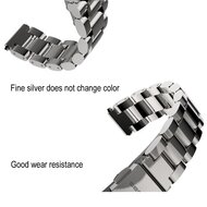 Metallgliederarmband f&uuml;r Xiaomi Mi Band 3/4/5/6/7 - Silber