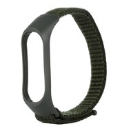 Nylon gewebt Band Xiaomi Mi Band 3 / 4 / 5  / 6 / 7 - Armee Gr&uuml;n