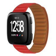 Fitbit Versa 3/4 &amp; Sense 1/2 - Silikon-Schleifenband - Rot