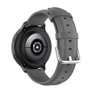 Klassisches Lederarmband - Grau - Samsung Galaxy Watch 4 - 40mm &amp; 44mm