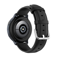 Klassisches Lederarmband - Schwarz - Samsung Galaxy Watch 4 - 40mm &amp; 44mm