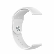 Garmin Vivoactive 4 / 4L - Gummi-Sportarmband - Wei&szlig;