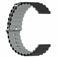 Garmin Vivoactive 4 / 4L - Ocean Style Armband - Schwarz / grau