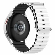 Garmin Vivomove 3 / HR / Luxe / Sport / Style / Trend - Ocean Style Armband - Wei&szlig; / Schwarz