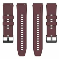 Garmin Vivomove 3 / HR / Luxe / Sport / Style / Trend - Armband mit Silikonschlie&szlig;e - Bordeaux