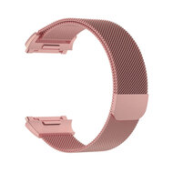 Fitbit Ionic Milanaise Armband - Gr&ouml;&szlig;e: Gro&szlig; - Ros&eacute;gold