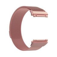 Fitbit Ionic Milanaise Armband - Gr&ouml;&szlig;e: Klein - Ros&eacute;gold