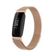 Fitbit Inspire 2 &amp; Ace 3 Milanaise Armband - Gr&ouml;&szlig;e: Klein - Champagner Gold