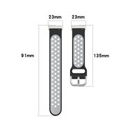 Fitbit Versa 3 &amp; 4 / Sense 1 &amp; 2 - Sport Edition - Gro&szlig; - Lila + gr&uuml;n