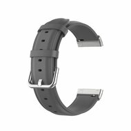 Fitbit Versa 3/4 &amp; Sense 1/2 Lederband - Dunkelgrau