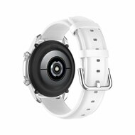 Klassisches Lederarmband - Wei&szlig; - Samsung Galaxy Watch 5 (Pro) - 40mm / 44mm / 45mm