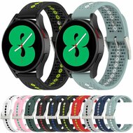 Dot Pattern Armband - Schwarz mit Blau - Samsung Galaxy Watch 5 (Pro) - 40mm / 44mm / 45mm