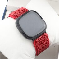 Fitbit Versa 3/4 &amp; Sense 1/2 Nylon Laufband - Rot