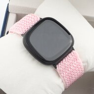 Fitbit Versa 3/4 &amp; Sense 1/2 Nylon Laufband - Pink