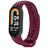 Silikonband - Bordeaux - Xiaomi Smart Band 8 &amp; 9