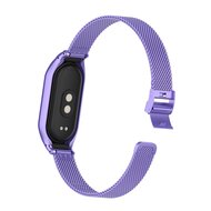 Milanaise Band mit Geh&auml;use - Flieder - Xiaomi Smart Band 8 &amp; 9