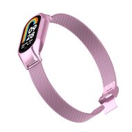 Milanaise Band mit Geh&auml;use - Rosa - Xiaomi Smart Band 8 &amp; 9