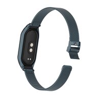 Milanaise Band mit Geh&auml;use - Space Grau - Xiaomi Smart Band 8 &amp; 9