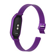 Milanaise Band mit Geh&auml;use - Lila - Xiaomi Smart Band 8 &amp; 9