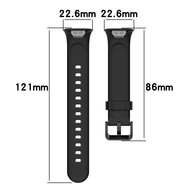 Silikon-Sportband - Schwarz - Xiaomi Smart band 7 Pro