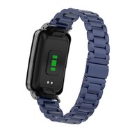 Metallgliederband mit Geh&auml;use - Dunkelblau - Xiaomi Smart band 7 Pro