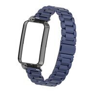 Metallgliederband mit Geh&auml;use - Dunkelblau - Xiaomi Smart band 7 Pro
