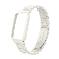 Metallgliederband mit Geh&auml;use - Wei&szlig; - Xiaomi Smart band 7 Pro