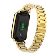 Metallgliederband mit Geh&auml;use - Gold - Xiaomi Smart band 7 Pro