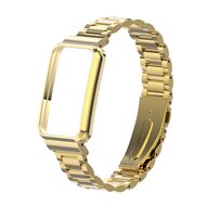 Metallgliederband mit Geh&auml;use - Gold - Xiaomi Smart band 7 Pro