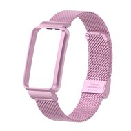 Milanaise Band mit Geh&auml;use - Flieder - Xiaomi Smart band 7 Pro