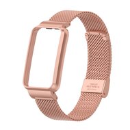 Milanaise Band mit Geh&auml;use - Rose gold - Xiaomi Smart band 7 Pro