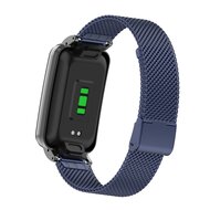 Milanaise Band mit Geh&auml;use - Dunkelblau - Xiaomi Smart band 7 Pro