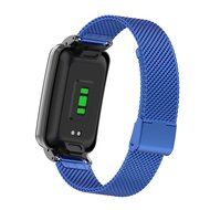 Milanaise Band mit Geh&auml;use - Blau - Xiaomi Smart band 7 Pro