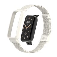 Milanaise Band mit Geh&auml;use - Wei&szlig; - Xiaomi Smart band 7 Pro