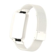 Milanaise Band mit Geh&auml;use - Wei&szlig; - Xiaomi Smart band 7 Pro