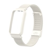 Milanaise Band mit Geh&auml;use - Wei&szlig; - Xiaomi Smart band 7 Pro