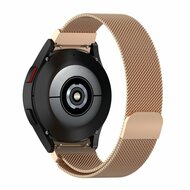 Milanaise-Armband (runder Anschluss) - Champagner Gold - Samsung Galaxy Watch 6 - 40mm &amp; 44mm