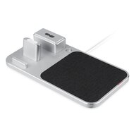 3 in 1 Ladeger&auml;t geeignet f&uuml;r Apple Pencil &amp; AirPods &amp; iPhone - Silber