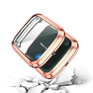 Fitbit Versa 2 Soft TPU Fall (vollst&auml;ndig gesch&uuml;tzt) - Rosa Gold