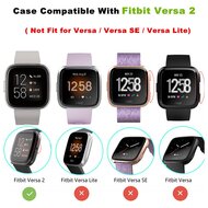 Fitbit Versa 2 Soft TPU Fall (vollst&auml;ndig gesch&uuml;tzt) - Silber