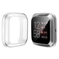 Fitbit Versa 2 Soft TPU Fall (vollst&auml;ndig gesch&uuml;tzt) - Transparent