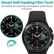 Displayschutzfolie - Vollschutz - Geeignet f&uuml;r die Samsung Galaxy Watch 4 Classic - 42mm