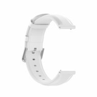Garmin Vivoactive 6 / Vivoactive 5 / Vivoactive 3 - Klassisches Lederarmband - Wei&szlig;