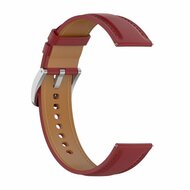 Garmin Vivoactive 6 / Vivoactive 5 / Vivoactive 3 - Luxus-Lederarmband - Bordeaux