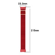 Fitbit Charge 5 &amp; 6 - Elastisches Nylonband - Rot