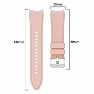 Silikon-Sportband - Rosa - Samsung Galaxy Watch 6 Classic - 47mm &amp; 43mm